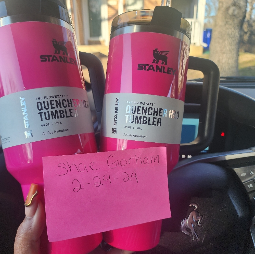 Listing is for ONE electric pink 40oz Stanley